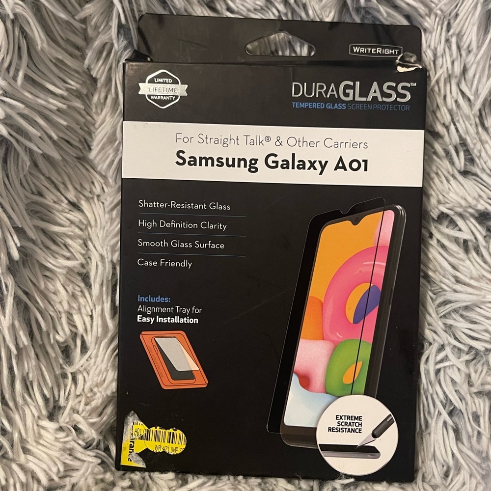 Duraglass Screen Protector, Samsung Galaxy A01